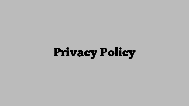 Privacy Policy